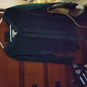 Romans extra large hunter green sweater 100 percent polyester